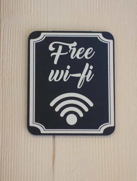 Symbole Pour Point Accès Wifi Wlan Wireless Lan Gratuit — Photo