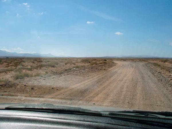 Carreteras Sin Pavimentar Carreteras Tierra Tráfico Transporte Campo — Foto de Stock