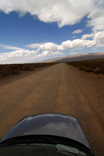 Carreteras Tráfico Parque Nacional Leoncito Argentina — Foto de Stock