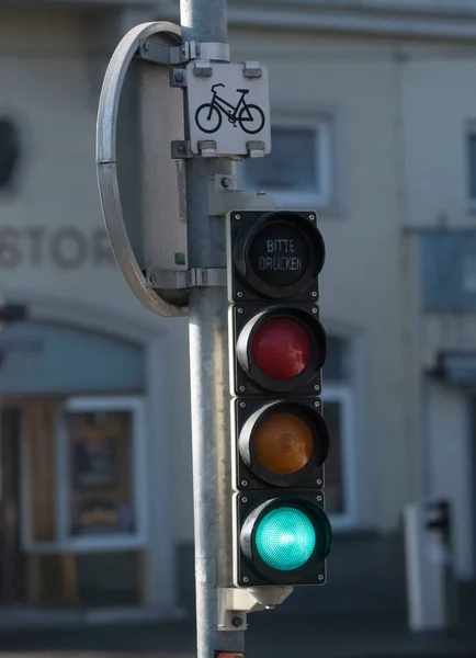 traffic light for bicycle riders, safety measurement in road traffic