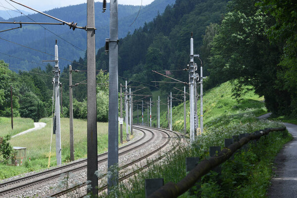 double track in rail traffic, tracks for mobility by rail