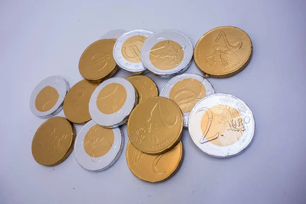 通貨ユーロ 欧州連合 の財政とお金のシンボル — ストック写真