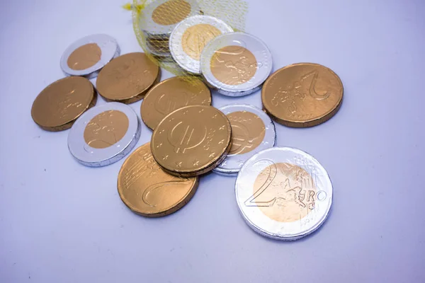 通貨ユーロ 欧州連合 の財政とお金のシンボル — ストック写真