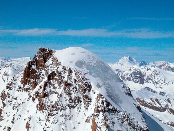 Een Gletsjer Natuur Van Bergen Van Alpen — Stockfoto