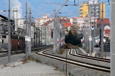 Demiryolu hattı demiryolu trafiği ve toplu taşımacılık