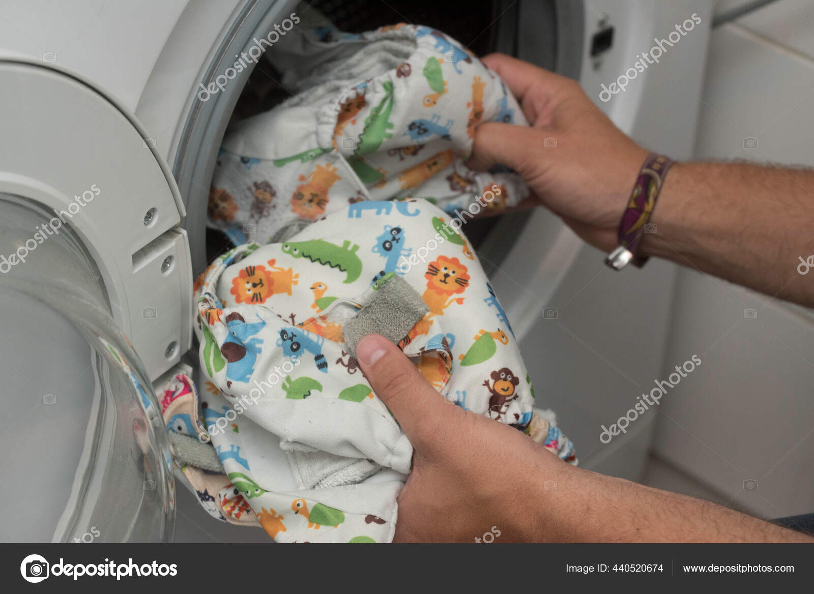 Diaper in 2024 washing machine
