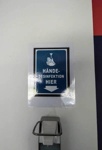 Handwas Ontsmetting Als Hygiënische Maatregel Ter Voorkoming Van Verspreiding Van — Stockfoto