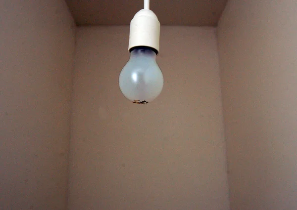 Eine Glühbirne Für Die Elektrische Beleuchtung Einem Gebäude — Stockfoto