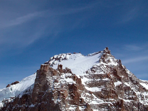 Montañas Paisaje Blanco Nevado Los Alpes Invierno — Foto de Stock