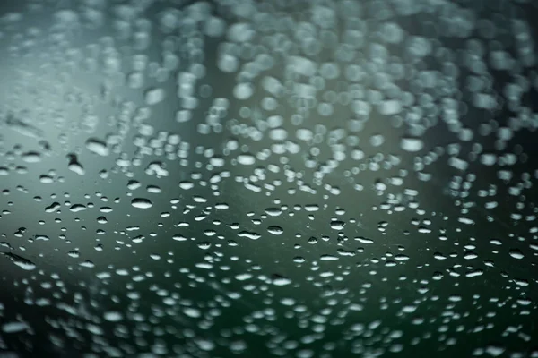 Капли Дождя Дождя Стекло Окна — стоковое фото