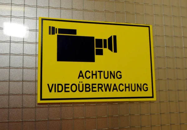 Videoüberwachung Beobachtung Und Überwachung Mit Kameras Oder Videoüberwachung — Stockfoto