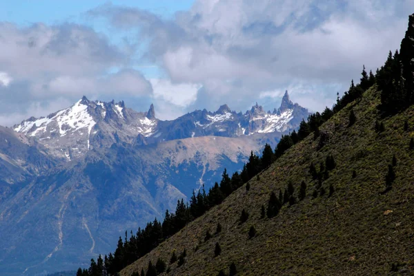 Hory Přírodní Krajina Andách Patagonii Argentina — Stock fotografie
