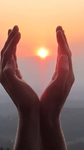 Sommarsolen Som Symbol För Varmt Väder Och Ljus Dag — Stockfoto