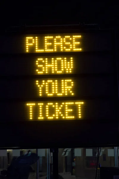 Ticket Sales Sign Box Office Attend Event — Stock Photo, Image