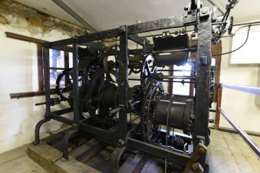 Avusturya, Schlossberg Graz 'daki saat kulesinin saat mekanizması.