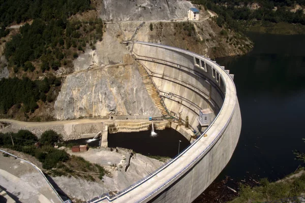 Hydroelectric Power Plant Energy Electricity Generation Romania — Stock Photo, Image