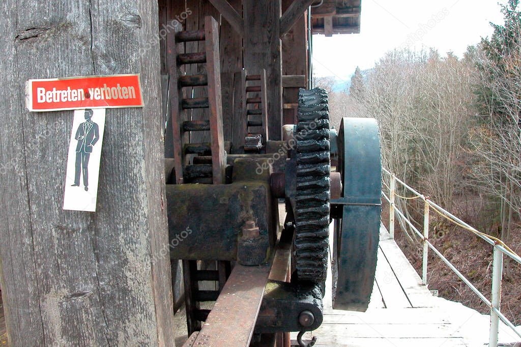 a gear or cog wheel as part of mechanical machinery