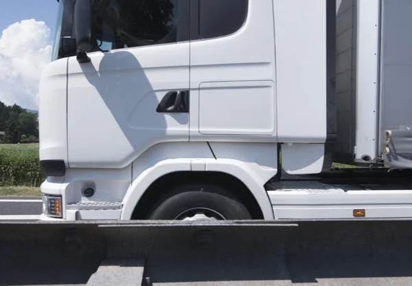 Truck Driving Motorway Cargo Transportation Shipping — Stock Photo, Image