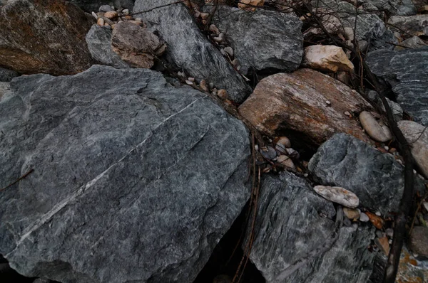 Kamienia Lub Skały Wzór Powierzchni Tekstury Struktury Przyrodzie — Zdjęcie stockowe