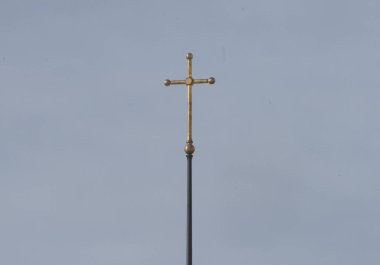 Hristiyan haçı, inancın sembolü. İsa 'ya ve Hristiyan dinine inan.