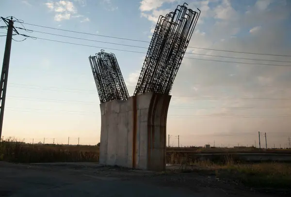 Pont Tant Que Structure Qui Franchit Les Obstacles Circulation Transport — Photo