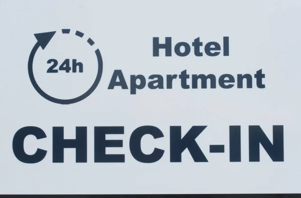 Hotel Check Dopo Arrivo Soggiorno Lavoro Vacanza — Foto Stock