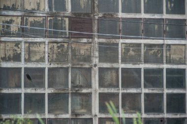 Romanya 'da terk edilmiş bina, sanayi krizi ve ekonomik kriz