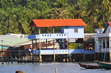 Vietnam 'ın kıyı şeridinde balık ve balıkçılık yakalamak