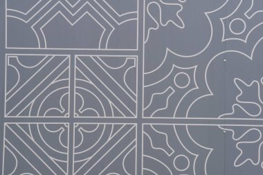 Bir yüzeydeki biyomorf şekiller ve yapılar, desen ve doku