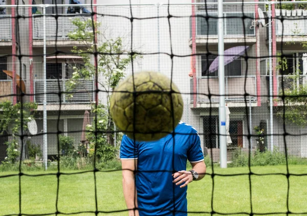 Een Symbool Afbeelding Voor Outdoor Sport Voetbal Voetbal — Stockfoto