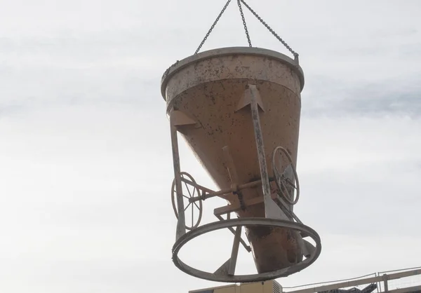 Nşaat Sektöründe Inşaat Malzemesi Olarak Beton Veya Çimento — Stok fotoğraf