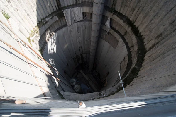 Будівництво Дорожнього Тунелю Шосе Обхід Гір Сполучних Доріг — стокове фото