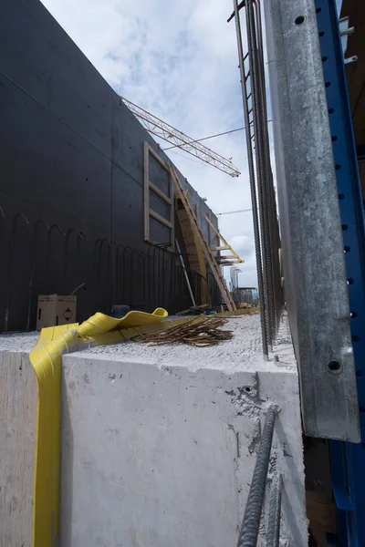 Construção Esgotos Engenharia Hidráulica Para Abastecimento Água Águas Residuais — Fotografia de Stock