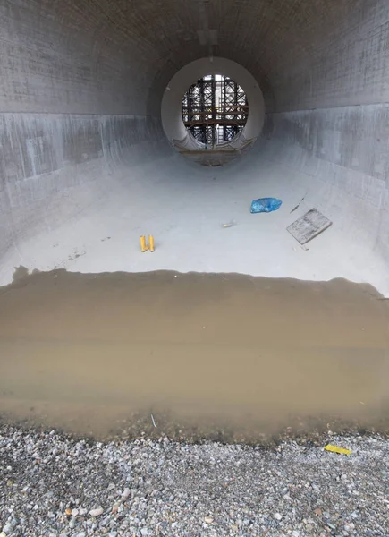 Budowa Kanalizacji Inżynierii Hydraulicznej Dla Zaopatrzenia Wodę Ścieki — Zdjęcie stockowe
