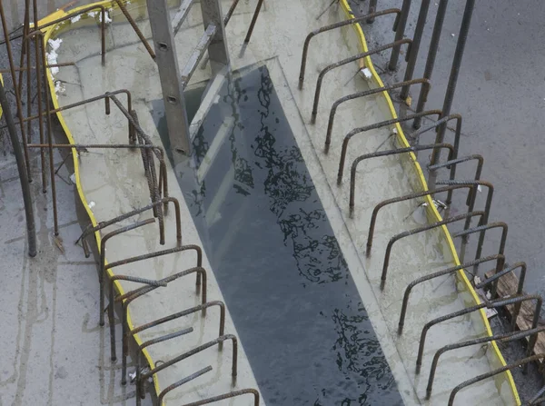 Kanalbau Wasserbau Für Wasser Und Abwasserversorgung — Stockfoto