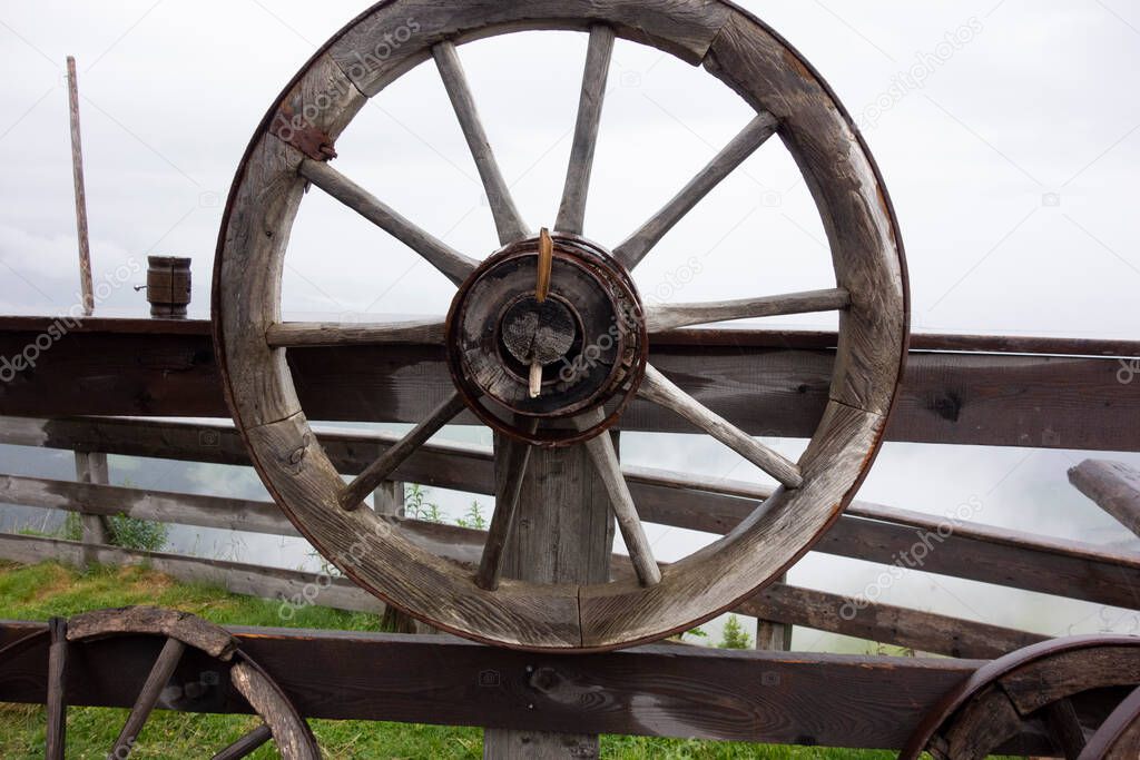 a wheel, an early invention of humankind and important tool