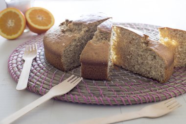 sünger kek parçaları 