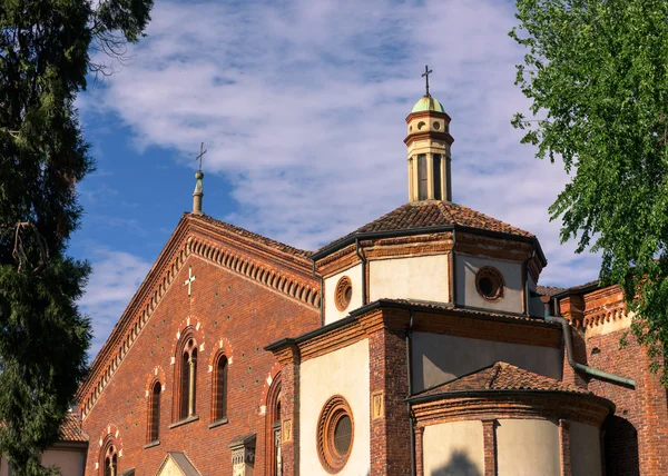 Kostel Sant Eustorgio Milan — Stock fotografie