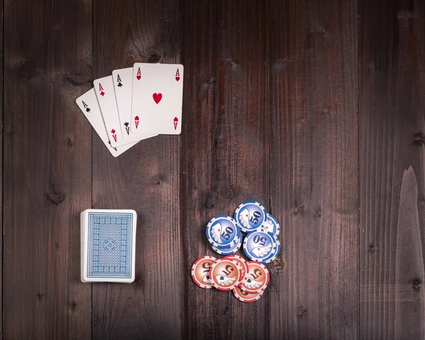 Antiguo poker vintage — Foto de Stock