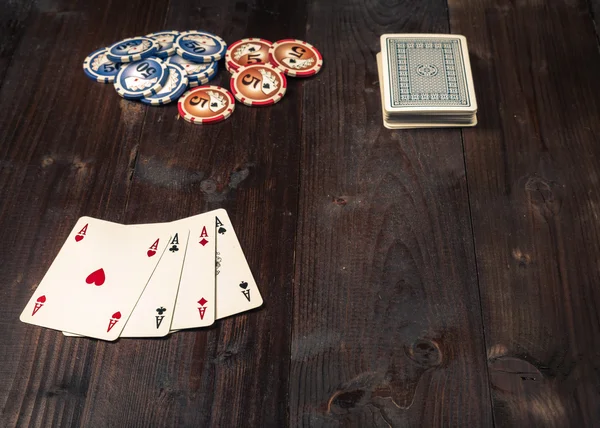 American poker zachodnich — Zdjęcie stockowe