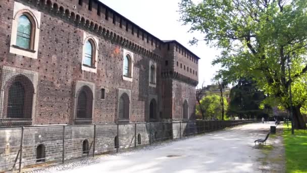 13 aprile castello 2 — Stock Video