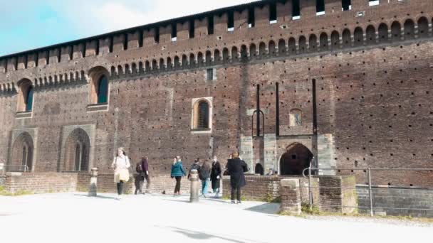 13 aprile castello 18 — Stok Video