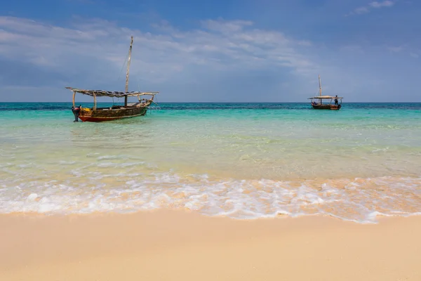 Пляж Занзибар — стоковое фото