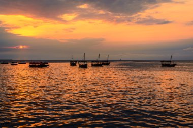 Günbatımı Stone Town Zanzibar