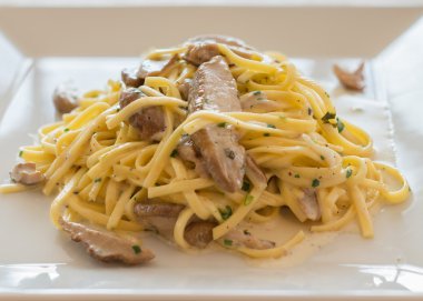 Tagliolini mantarları Porcini