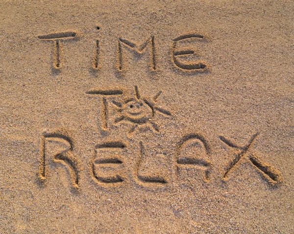 Timpul pentru relaxare semn — Fotografie, imagine de stoc