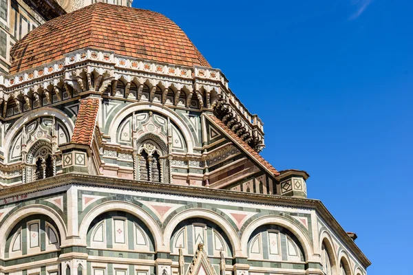 Купол Флорентийского собора крупным планом — стоковое фото