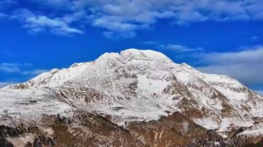 Karlı İtalyan Alp Dağları, Orobie Dağları, Bergamo, İtalya
