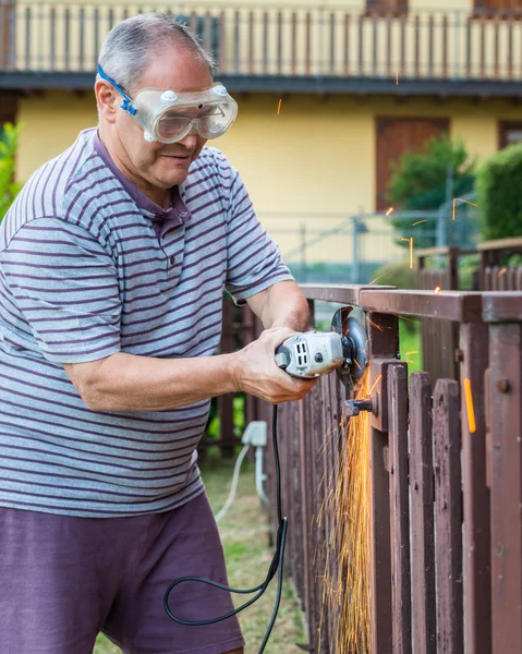 Pracovník člověka — Stock fotografie