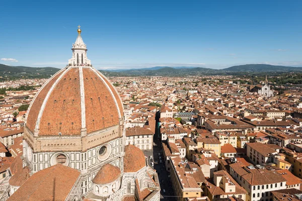 Cathedral Florence above — Stock Photo, Image